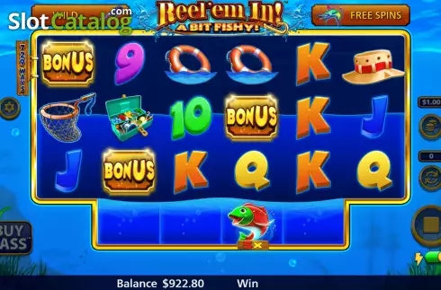 Скрин7. Reel Em In! A bit Fishy! слот