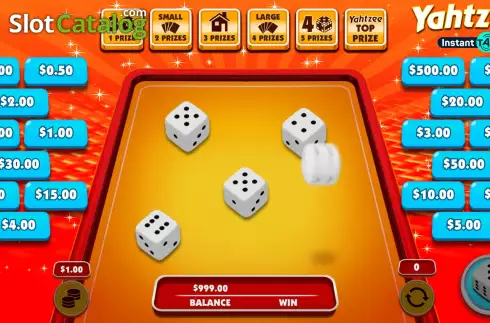 Скрин3. Yahtzee Instant Tap слот