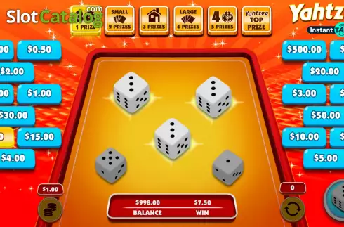 Скрин5. Yahtzee Instant Tap слот