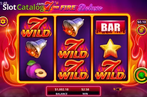 Скрин3. 7's on Fire Deluxe слот