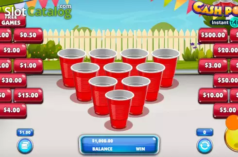Скрин2. Cash Pong Instant Tap слот