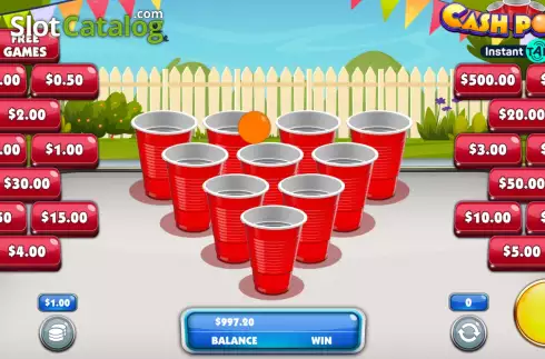 Скрин3. Cash Pong Instant Tap слот