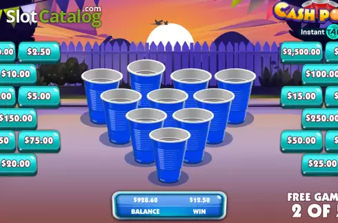 Скрин7. Cash Pong Instant Tap слот