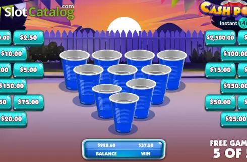 Скрин8. Cash Pong Instant Tap слот