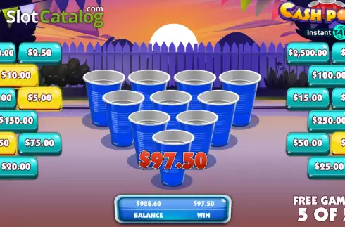 Скрин9. Cash Pong Instant Tap слот