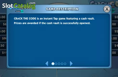 Скрин5. Crack The Code Instant Tap слот