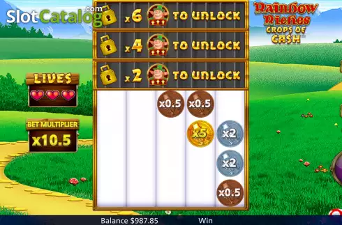 Скрин8. Rainbow Riches Crops of Cash слот