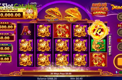 Скрин6. Duo Fu Duo Cai Grand Dragons слот