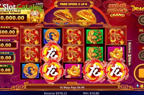 Скрин8. Duo Fu Duo Cai Grand Dragons слот
