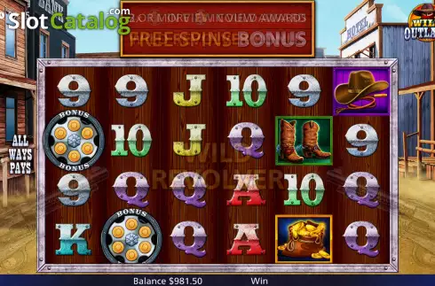 Скрин4. Wild Outlaws слот