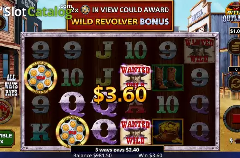 Скрин5. Wild Outlaws слот