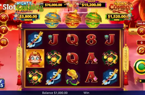 Скрин2. Mighty Monkey Coin Combo слот