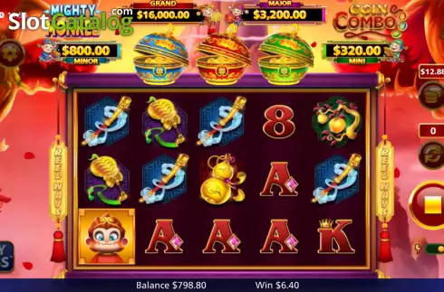 Скрин4. Mighty Monkey Coin Combo слот