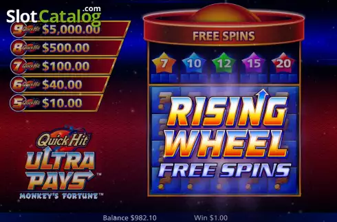 Скрин6. Quick Hit Ultra Pays Monkey's Fortune слот