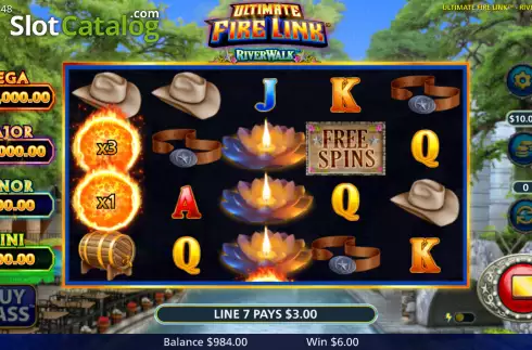 Скрин4. Ultimate Fire Link River Walk слот