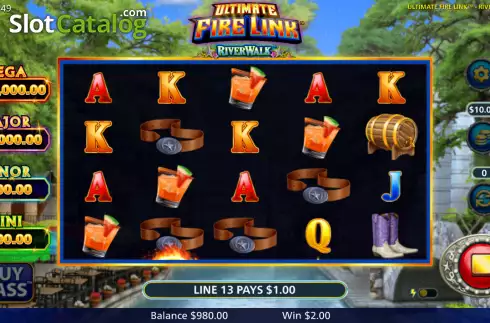 Скрин5. Ultimate Fire Link River Walk слот