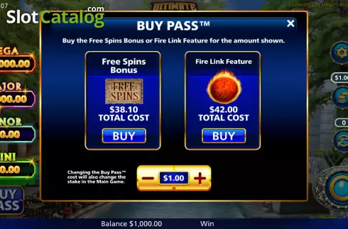 Скрин6. Ultimate Fire Link River Walk слот