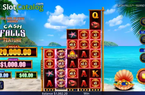 Скрин6. Cash Falls Island Bounty слот