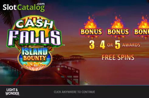 Скрин2. Cash Falls Island Bounty слот