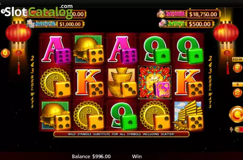 Скрин2. 88 Fortunes Dice слот