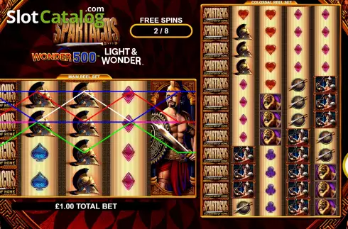 Скрин8. Spartacus Wonder 500 слот