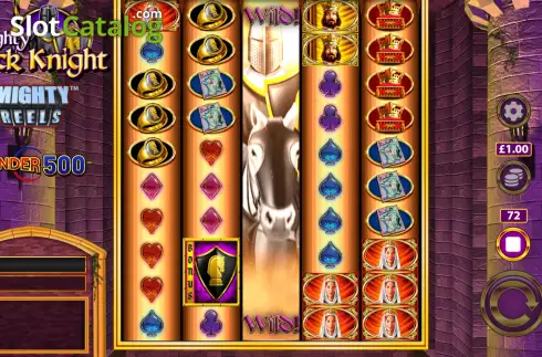 Скрин6. Mighty Black Knight Wonder 500 слот