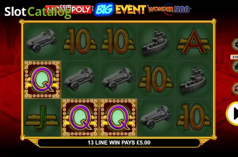 Скрин3. Monopoly Big Event Wonder 500 слот