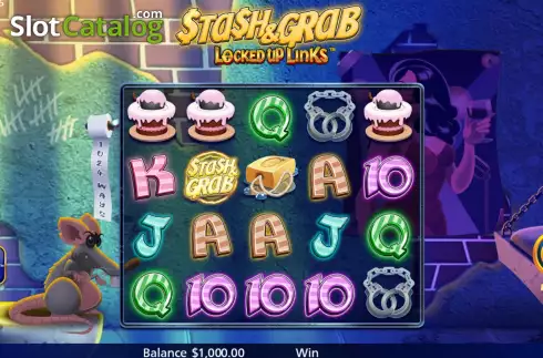 Скрин2. Stash and Grab: Locked Up Links слот