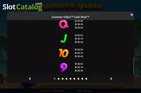 Скрин7. Summer Vibes: Cash Shot слот