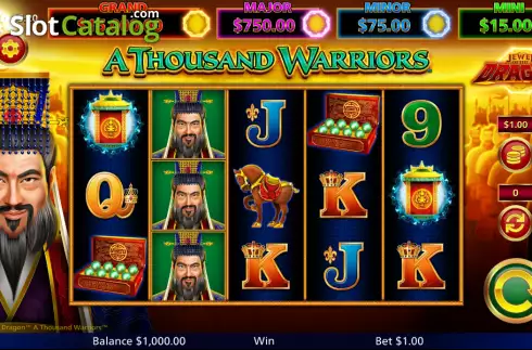 Скрин2. Jewel of the Dragon A Thousand Warriors слот