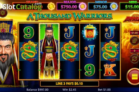 Скрин3. Jewel of the Dragon A Thousand Warriors слот
