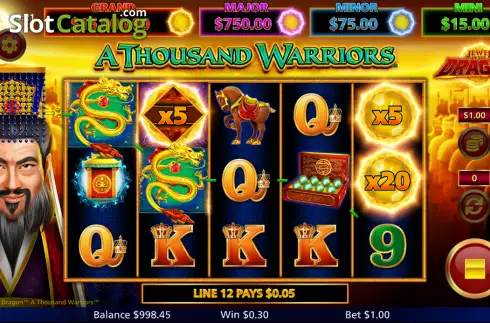 Скрин4. Jewel of the Dragon A Thousand Warriors слот