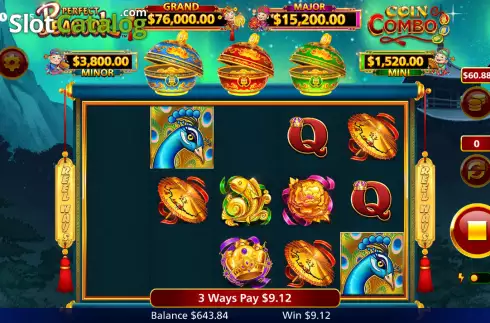 Скрин4. Perfect Peacock Coin Combo слот