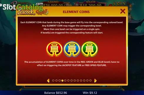 Скрин8. Perfect Peacock Coin Combo слот