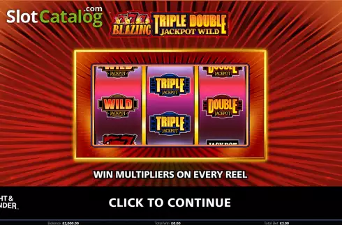 Скрин2. Blazing 777 Triple Double Jackpot Wild слот