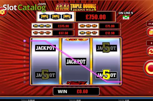 Скрин3. Blazing 777 Triple Double Jackpot Wild слот