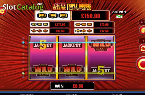 Скрин5. Blazing 777 Triple Double Jackpot Wild слот