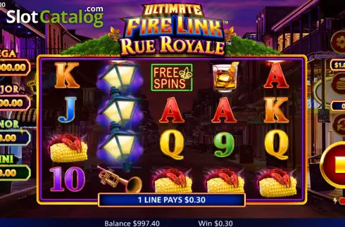 Скрин4. Ultimate Fire Link Rue Royale слот
