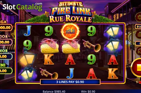 Скрин6. Ultimate Fire Link Rue Royale слот
