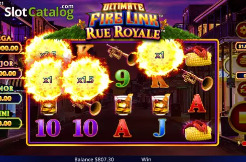 Скрин7. Ultimate Fire Link Rue Royale слот