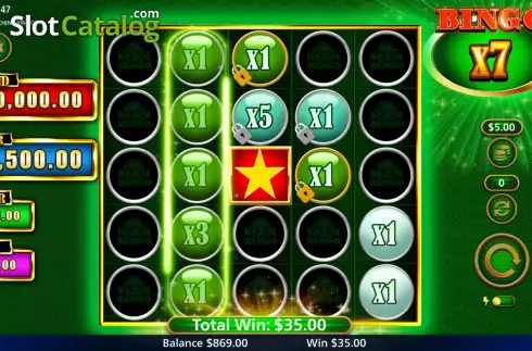 Скрин3. The Green Machine Bingo слот