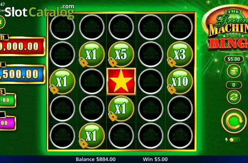Скрин4. The Green Machine Bingo слот