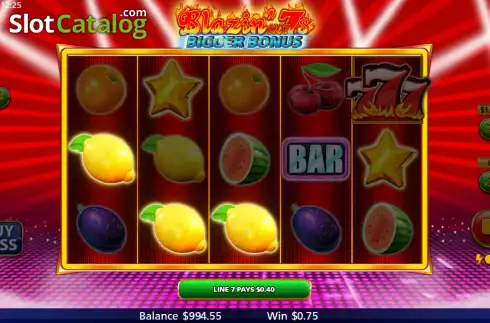 Скрин4. Blazin Hot 7's Bigger Bonus слот