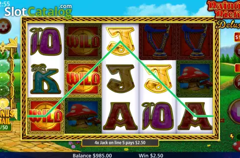 Скрин3. Rainbow Riches Deluxe слот