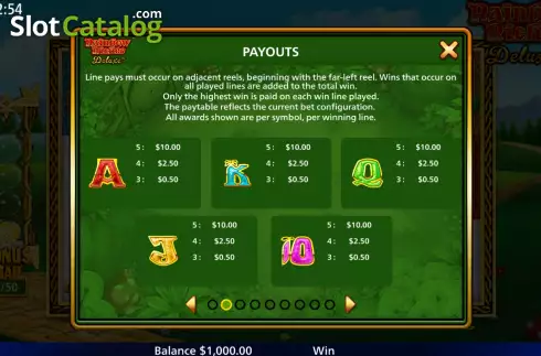 Скрин6. Rainbow Riches Deluxe слот