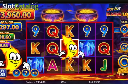 Скрин2. Hot Hot Blazing Lock слот