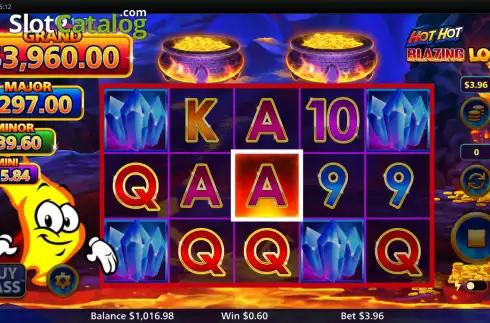 Скрин4. Hot Hot Blazing Lock слот