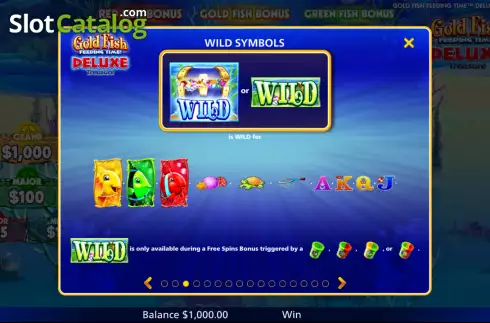 Скрин7. Gold Fish Feeding Time Deluxe Treasure слот