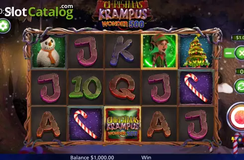 Скрин2. Christmas Krampus Wonder 500 слот