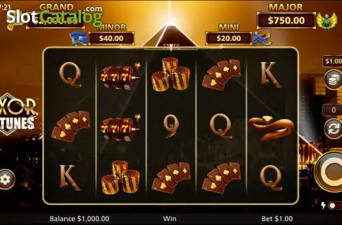 Скрин2. Luxor Fortunes слот